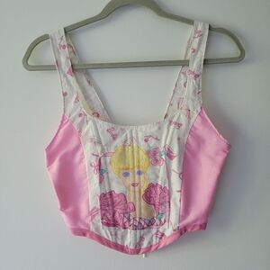 Handmade Vintage Barbie Corset Top